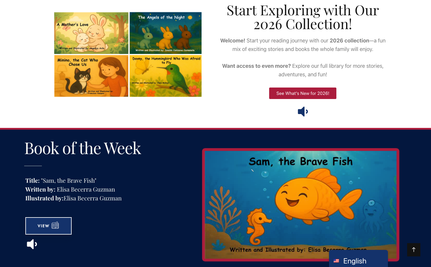 Book of the week feature section